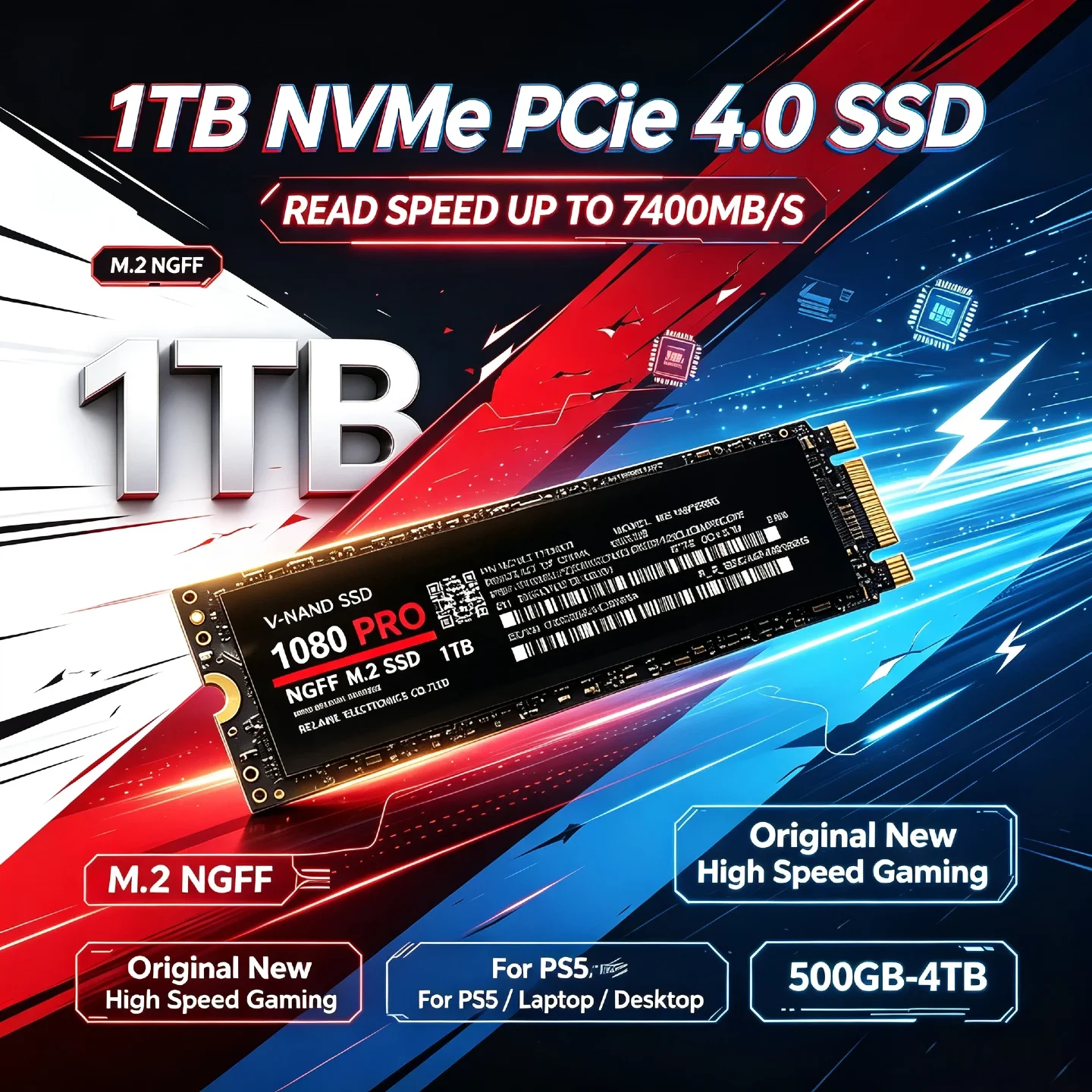 Pc Gaming Vs Ps5 - Nouveau SSD interne M.2 NGFF NVMe