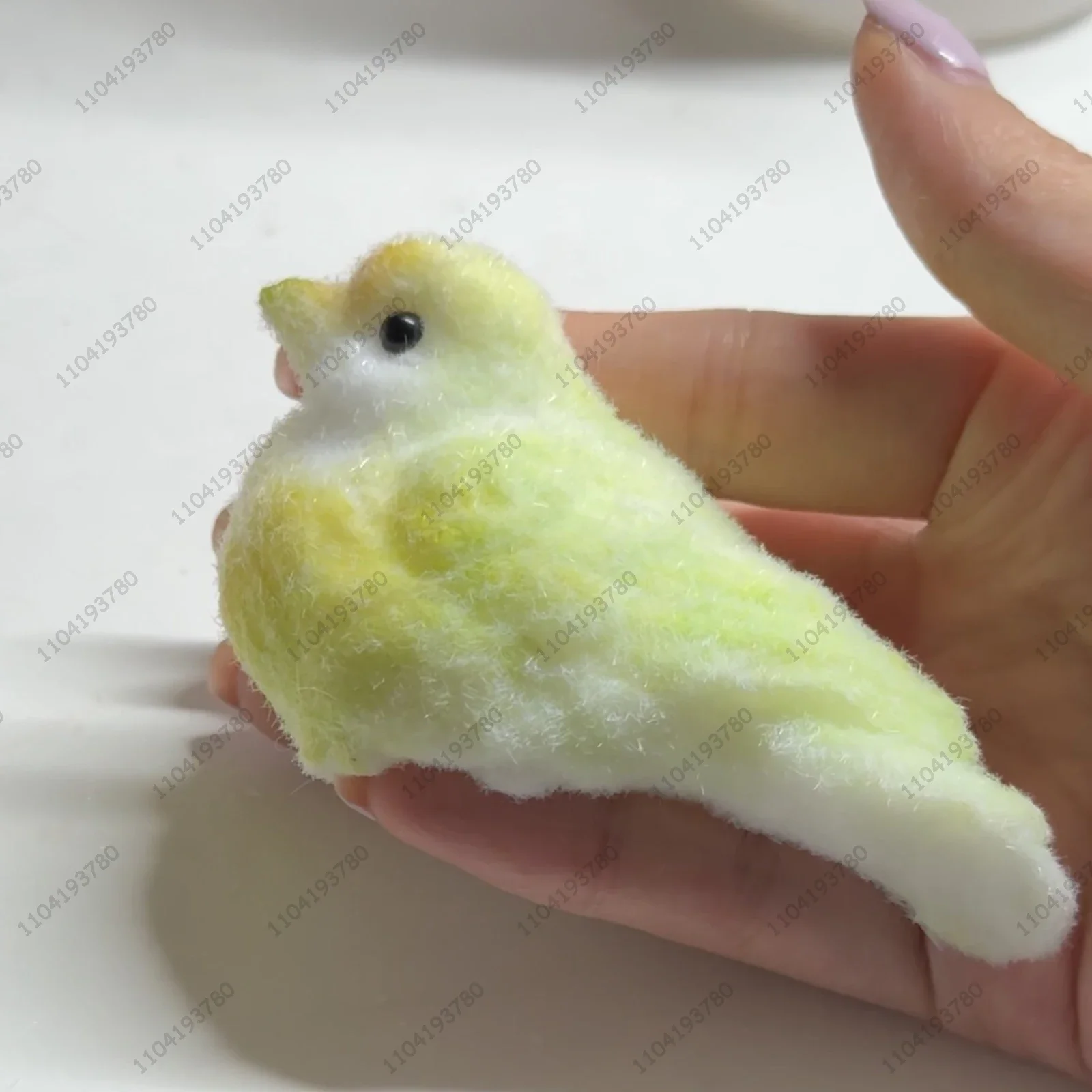 Big Bird Taba Squishy Silicone Hand-painted Squezze Toy Cute Fuzzy Birdy Mochi Toy Hand Relax Stress Release Toy Gift