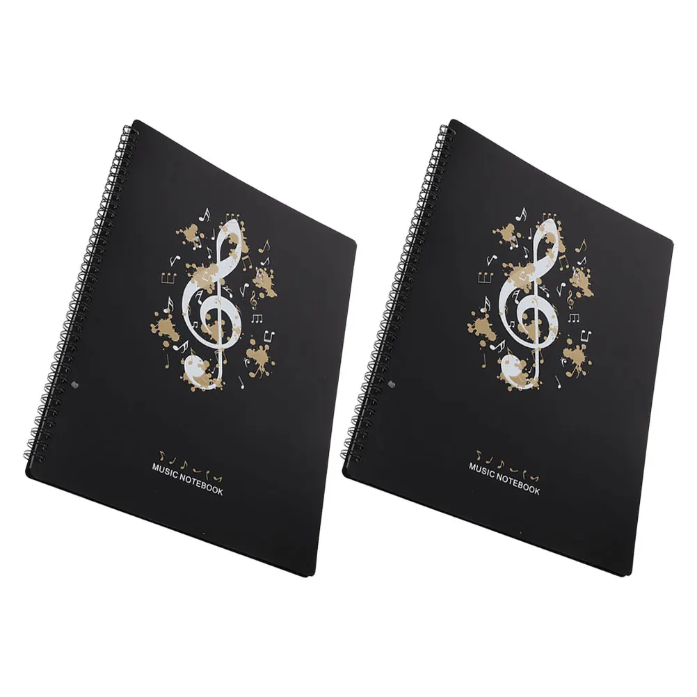 

2 Pcs for Piano Notation Choral Binder Information Booklet Pp Choir Student