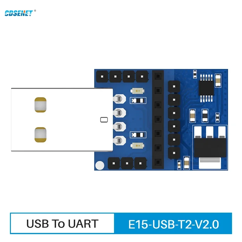 

2PCS/Lot CP2102 USB UART CDSENET E15-USB-T2 USB to TTL 3.3V 5V Wireless Test Board Adapter For RF Serial Module DIY Kit