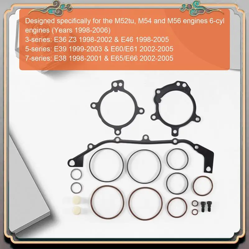 Reliable-For BMW Dual Vanos O-Ring Seal Repair Kit E36 E39 E46 E53 E60 E83 E85 M52tu M54 M56