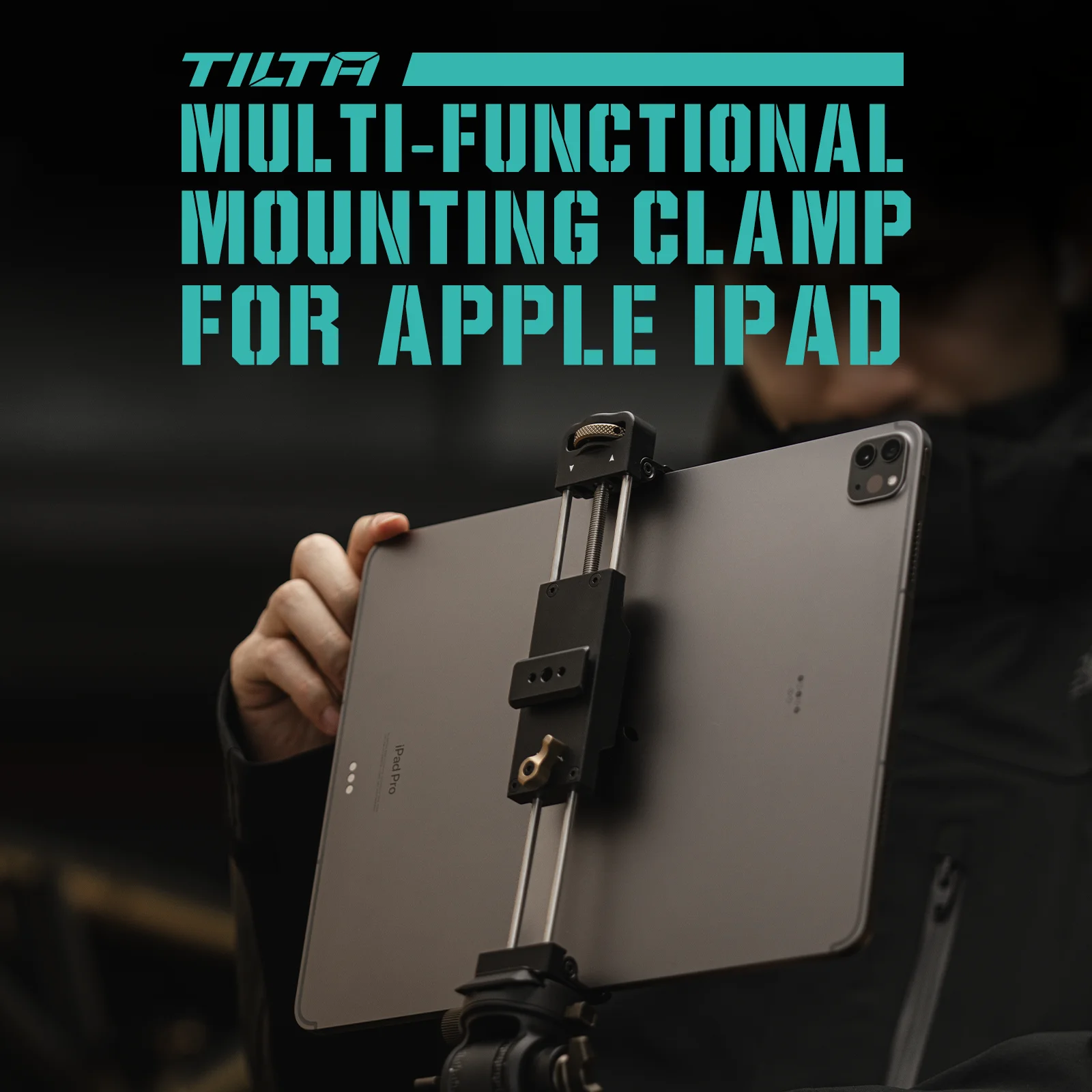 TILTA TA-MMC-AI-B Multi-Functional Mounting Clamp for Apple iPad - Black