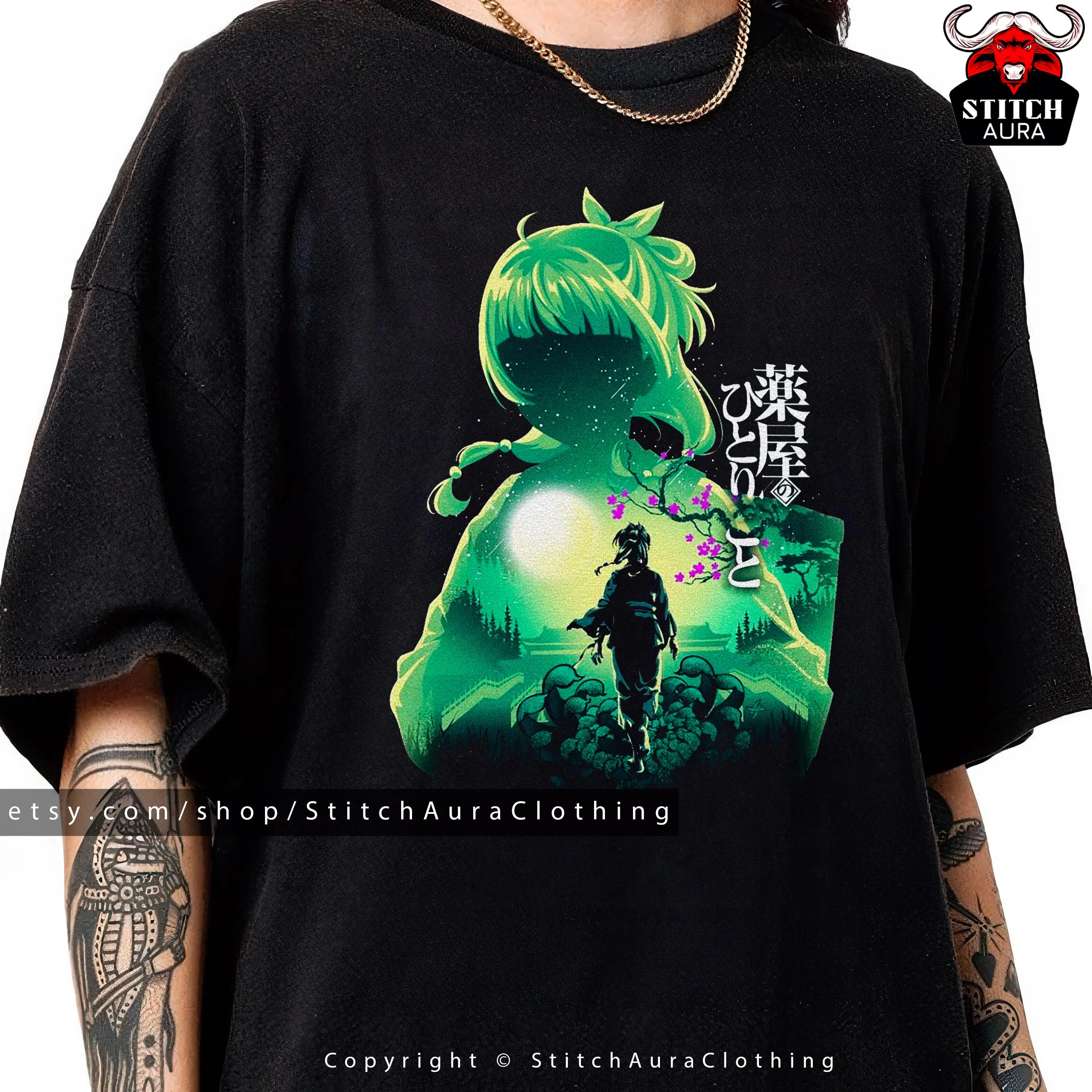 The Apothecary Diaries Maomao Cartoon T-shirt Harajuku Anime Woman Man Vintage Printed T-shirt Cotton O-neck Adult Tops Tee