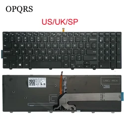 Laptop Keyboard FOR Inspiron 15 3000 3541 3542 3543 3546 3559 3551 3552 3558 3550 3567 3878 US/UK/Spanish