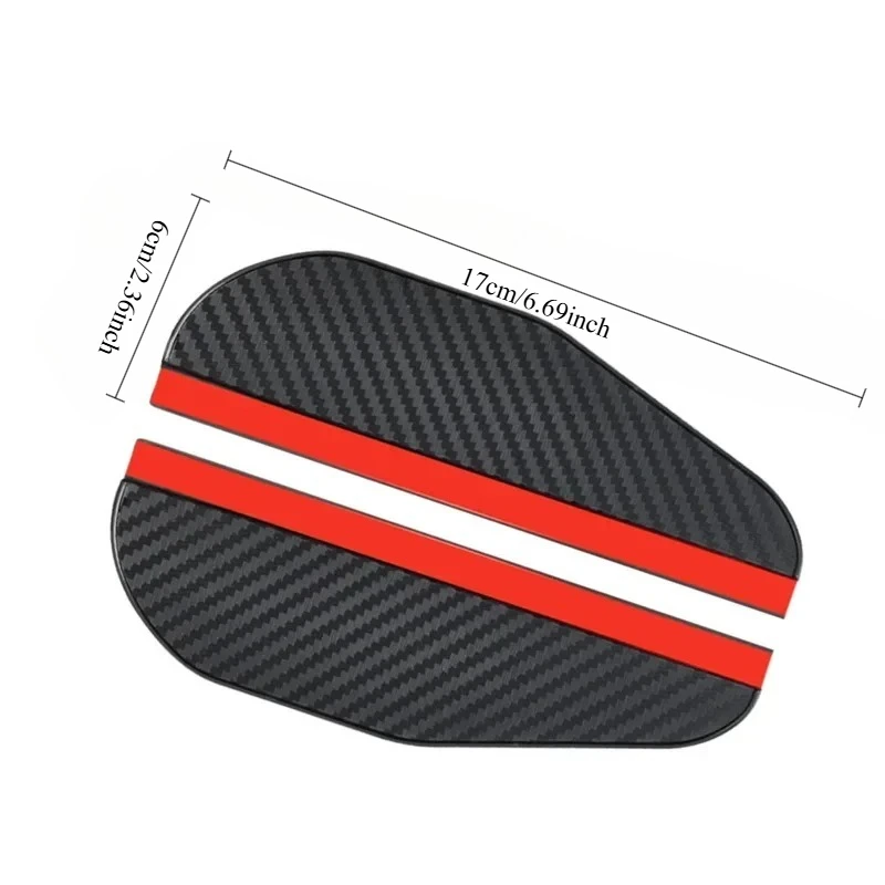 

Автомобильный дождевик для зеркала заднего вида, дождевик из углеродного волокна и щиток для защиты от дождя и погоды