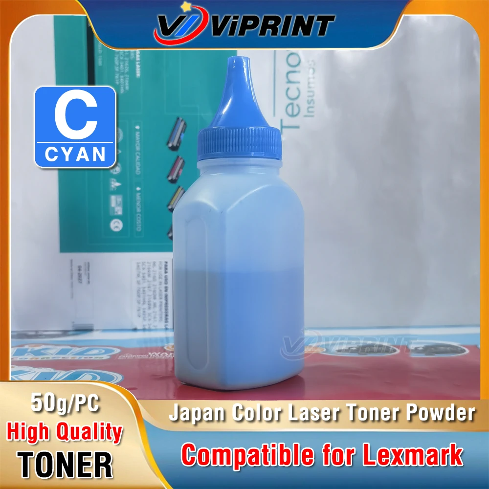 Japan Grade A 50g Color Toner Powder for Lexmark C3426 C3426dw MC3426 MC3426adw C3326dw MC3224adwe MC3326adwe C3224dw Printer