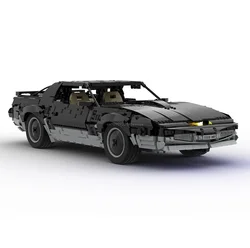 2861PCS Technical Knight Rider KARR Classic Retro Supercar Coupe Model Moc Creative Ideas Technology Blocks Kids Toys Gifts