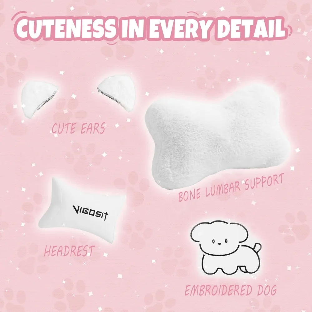 كرسي ألعاب مريح من جلد البولي يوريثان مع ميزات قابلة للتعديل للاعبين والكبار - دوار 360 درجة، مكتب مريح Ch #3