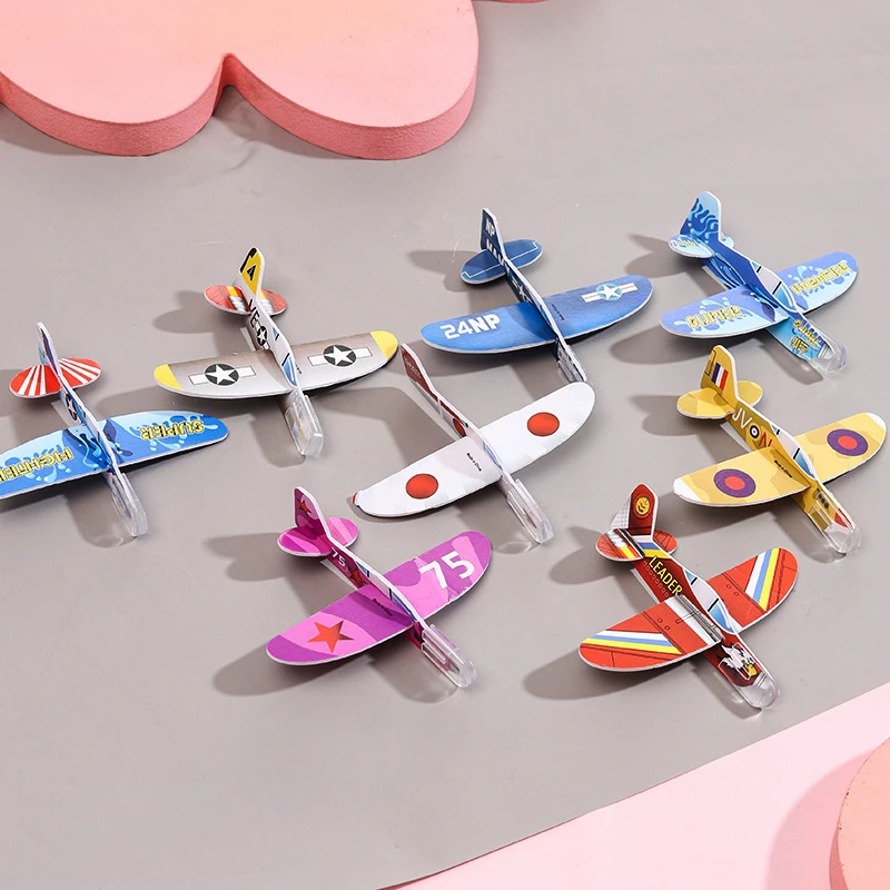 20pcs/bag Mini Airplane Assembly Puzzle Toys Kids Birthday Party Favor Boys Girls Gift Classroom Prize Goodie Fillers