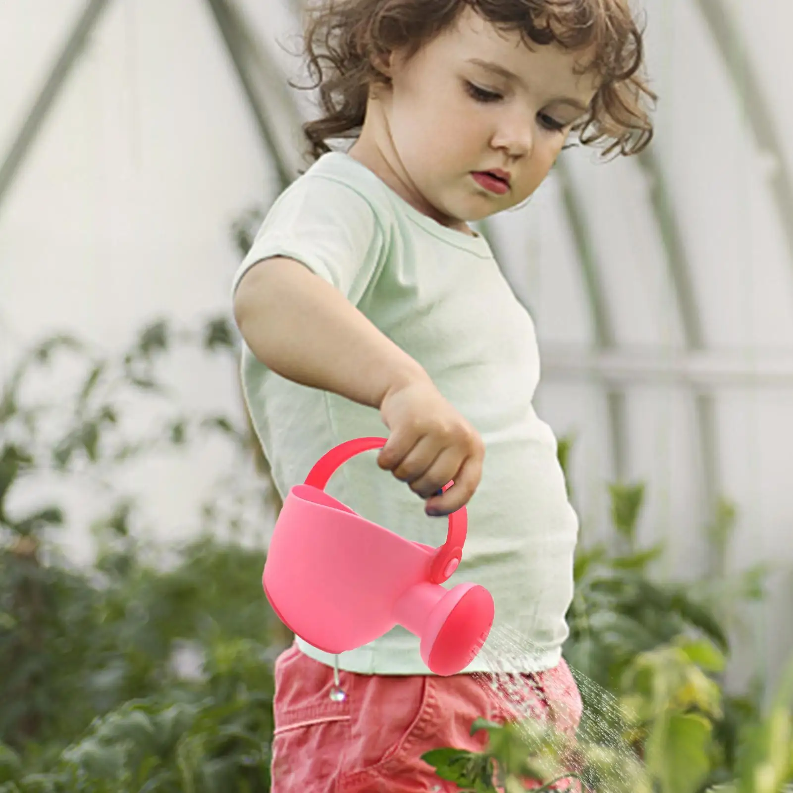 1pc mini Baby Bath Toy Colorful Plastic Watering Can Watering Pot Beach Toy Play Sand Shower Bath Toy For Children Kids Gift