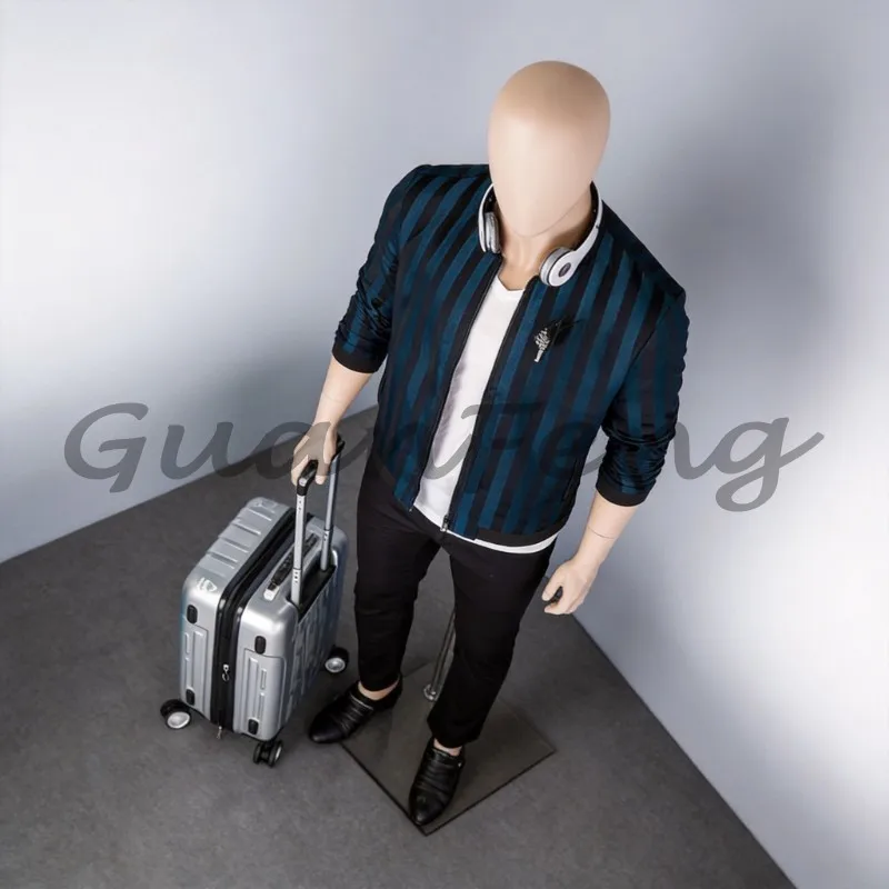 Flexible Joint Male Mannequin, Articulated Movable Arms Legs Male Dress‑Form Display Model