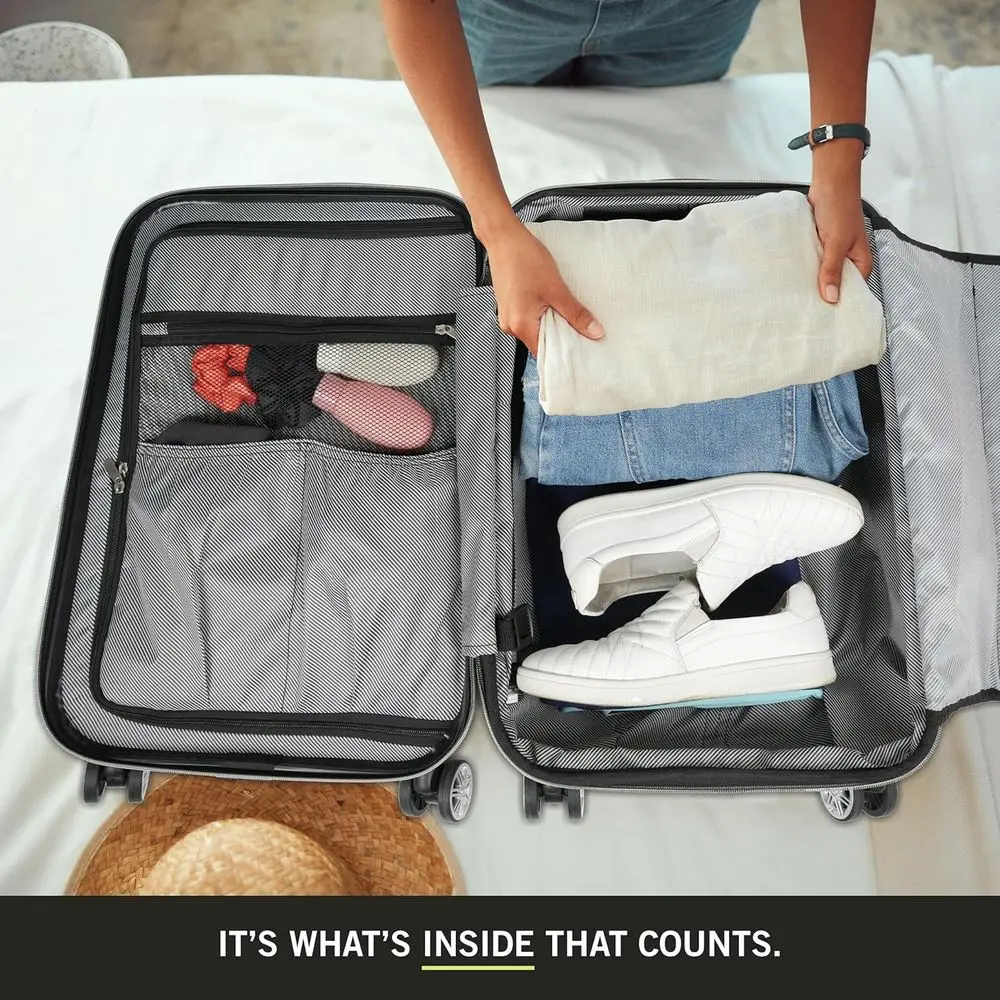 Kenneth Cole Reaction Diamond Tower 20 Bagage rigide extensible Spinner Noir