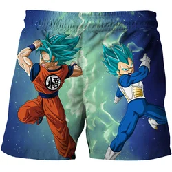 Japanese Cartoon Dragon Ball Z Children's Boys Shorts Beach Pants Summer Cartoon Cute Boys Beach Pants Shorts