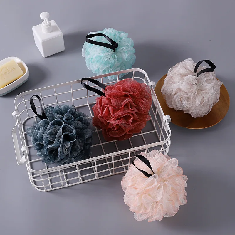 

Bath Adult Bath Flower Soft Shower Mesh Foaming Sponge Bath Bubble Ball Skin Clean Tool Bathroom Accessory