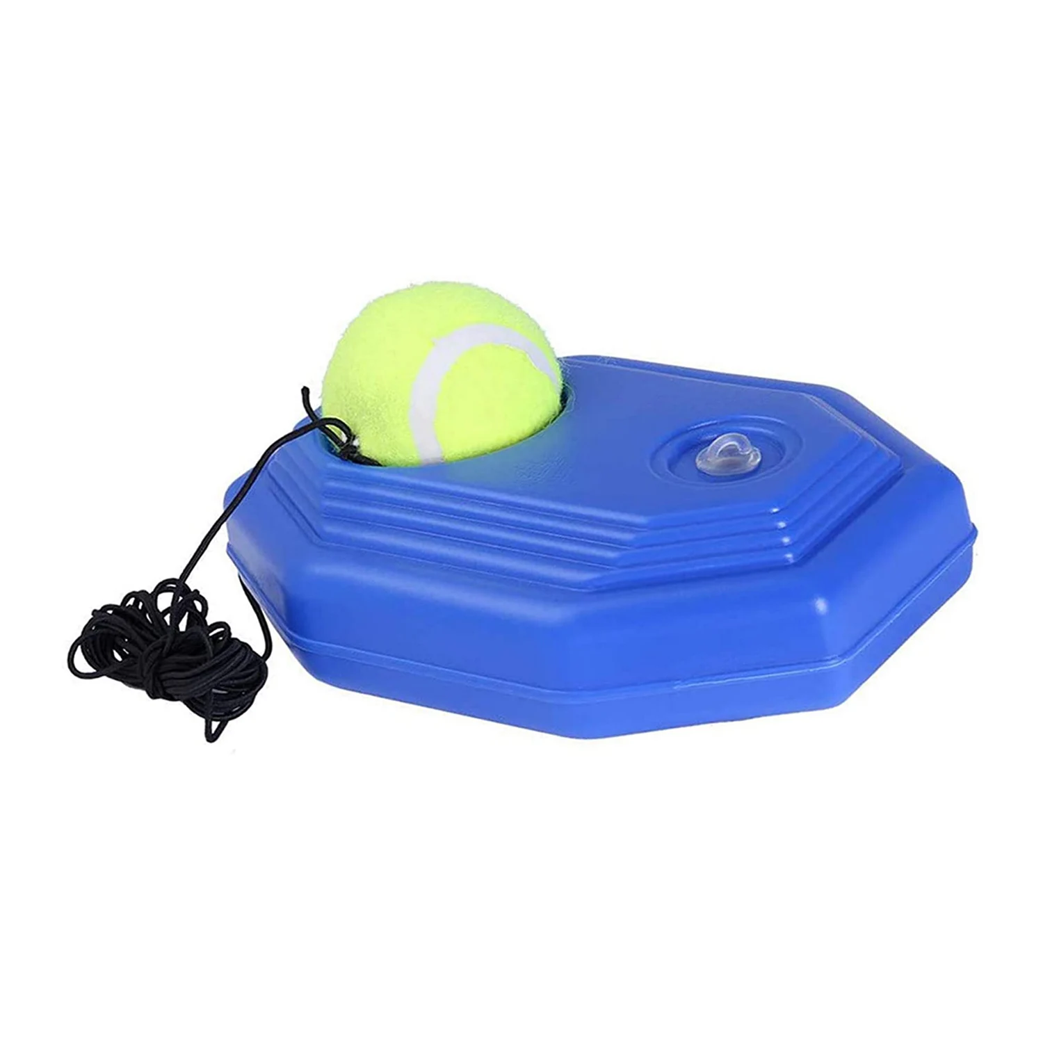 Tennis Trainer Singles Training Self-Study Practice Rebound Ball Tools Kit Baseboard with Rope Ball for Kids Adult Beginner