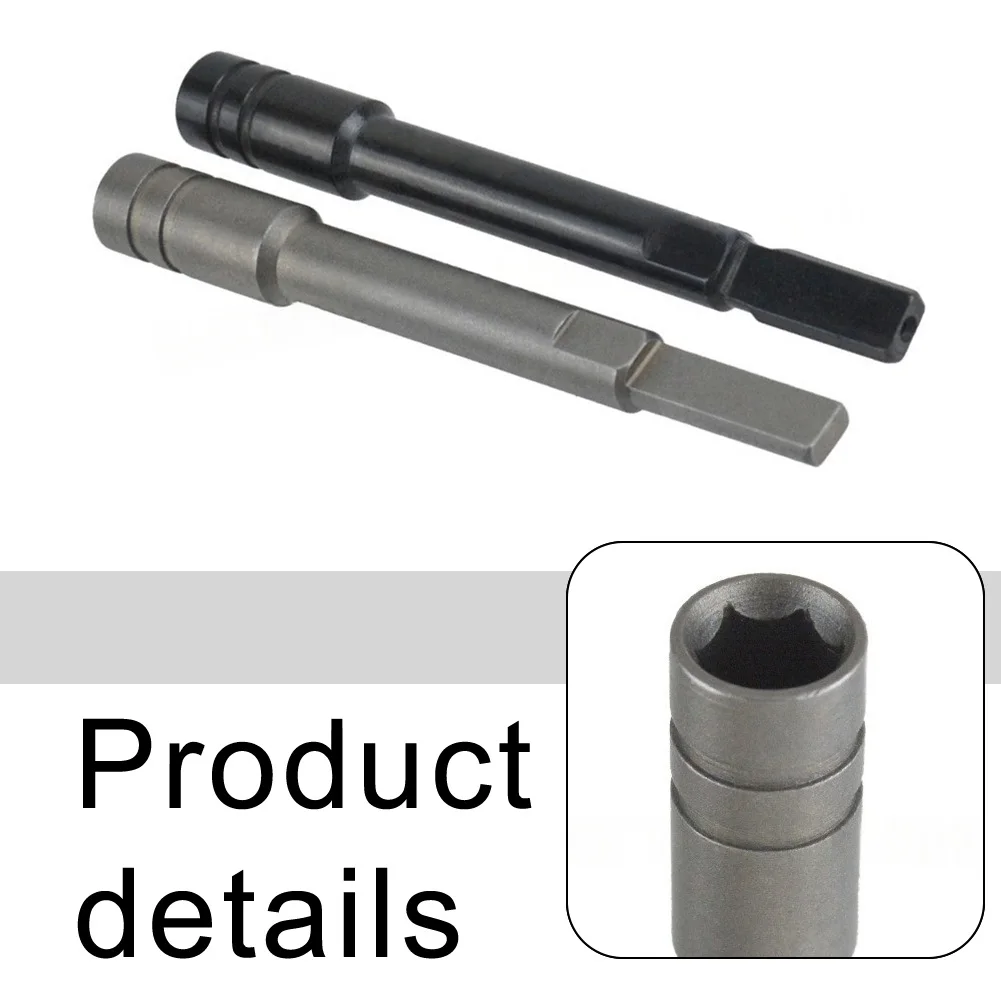 Multi-Tool Adapter Bit Driver Extender Confined Workspace Use as Picture Hex Bit Adapter Flat Joint Design 83mm Length