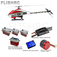 ALZRC - Devil  FAST FBL Super Combo 505 RC Helicopter (Include KST BLS815+KST BLS805 Servo)- 120A V4 ESC