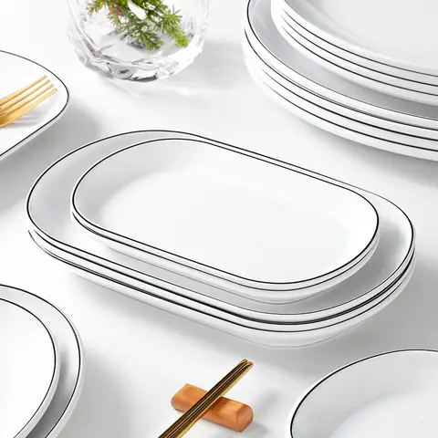 Melaminporslin, kommersiella rektangulära hotpot-rätter 12 best sales skål melamin - №9