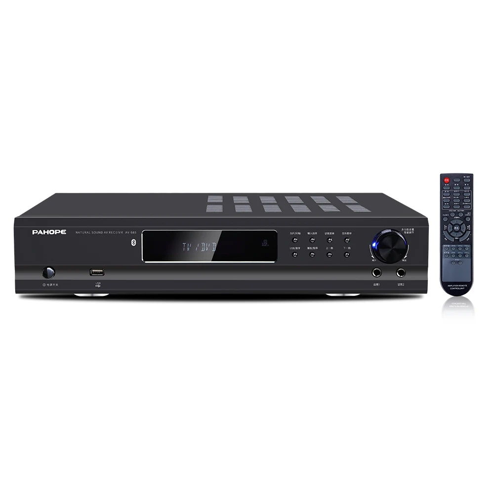 

5.1 Home Theater 6-Channel Hi-Fi Power Amplifier BT AV Karaoke Subwoofer Audio Home Speaker System