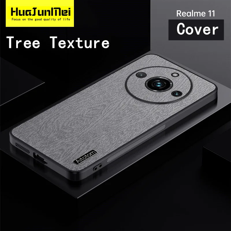 Luxury For OPPO Realme 11 Pro Plus 10 Realme Neo 3 5 SE GT 2 Phone Case Screen Phone Case Tree Texture Business Lens Back Cover