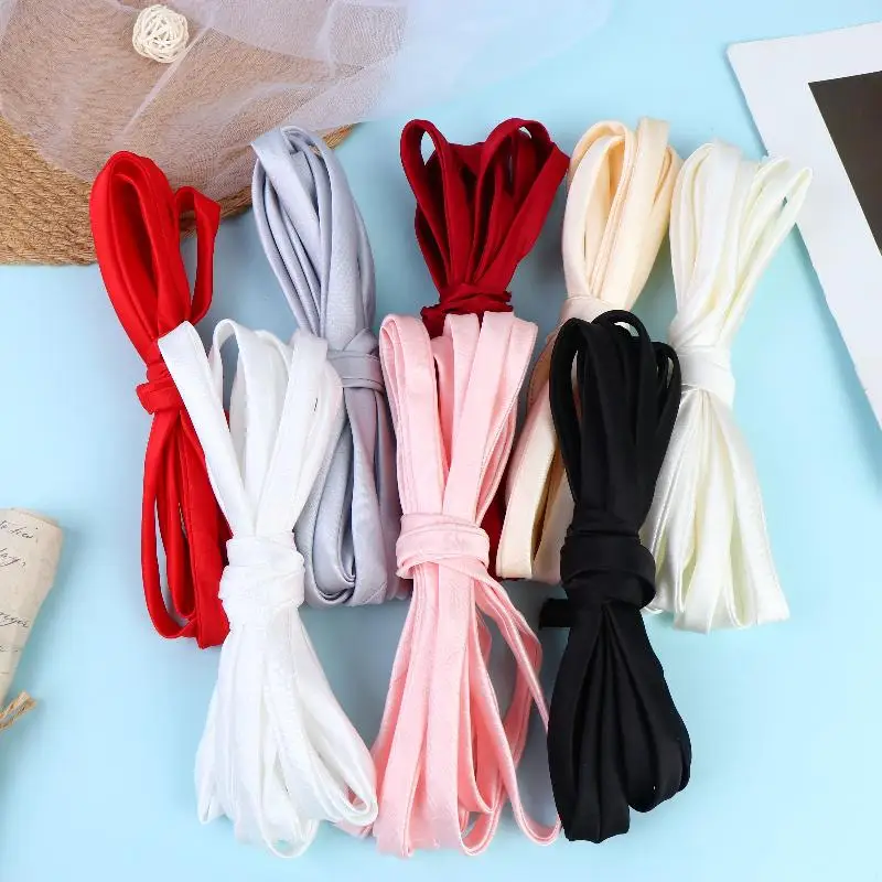 Wedding Dress Back Tie Lacing Band 4M Long Soft Satin Ribbon Strap for Evening Gown Prom Party