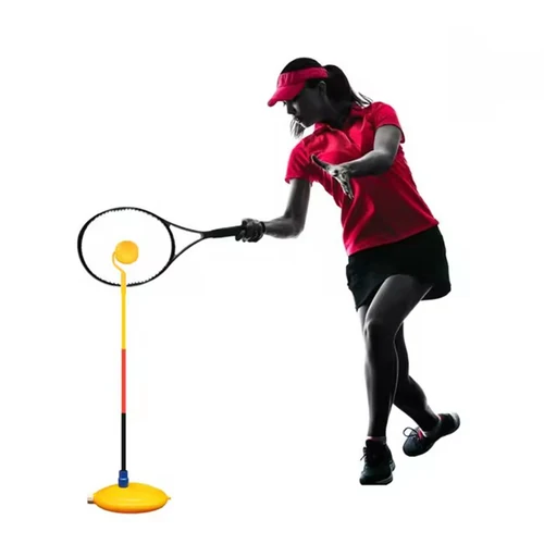 Imagen 1 del producto Herramienta de entrenamiento de Tenis portátil, máquina de práctica profesional Topspin, entrenamiento de pelota de rebote, equipo para principiantes, accesorios Tenis