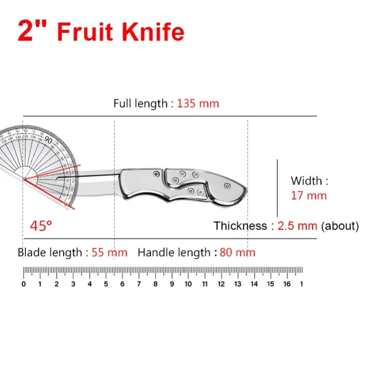 Folding Knives Barbecue Slicing Meat Fruit Fish Knife Kitchen Knives Stainless Steel Handle Chef's Cooking Slicing Utility Knife