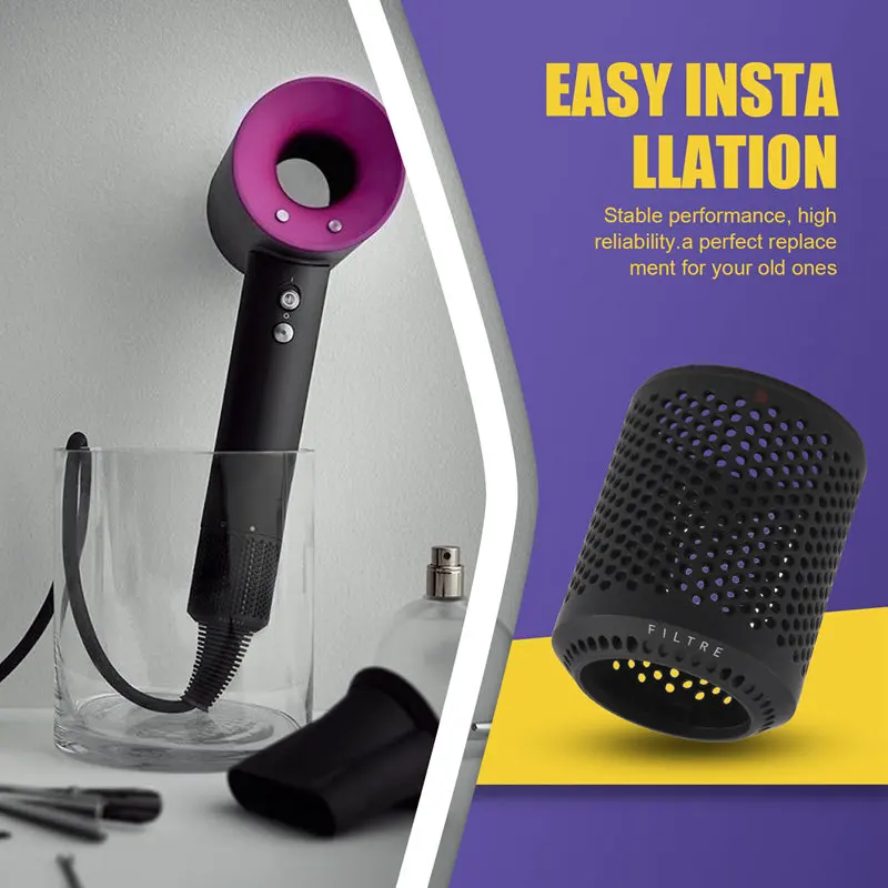 Suitable For Dyson Hair Dryer HD01 HD03 HD08 Dustproof Outer Filter Cover Vacuum Cleaner Accessories