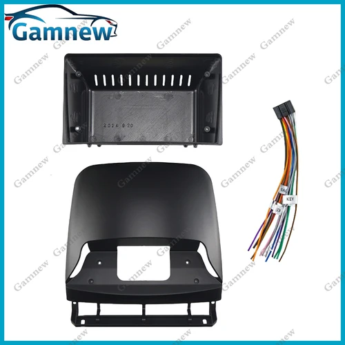 Imagen 2 del producto Adaptador de Fascia de marco de coche de 9 pulgadas para Subaru Impreza / Forester 1996-2002 Kit de Panel de montaje de tablero de Radio Android