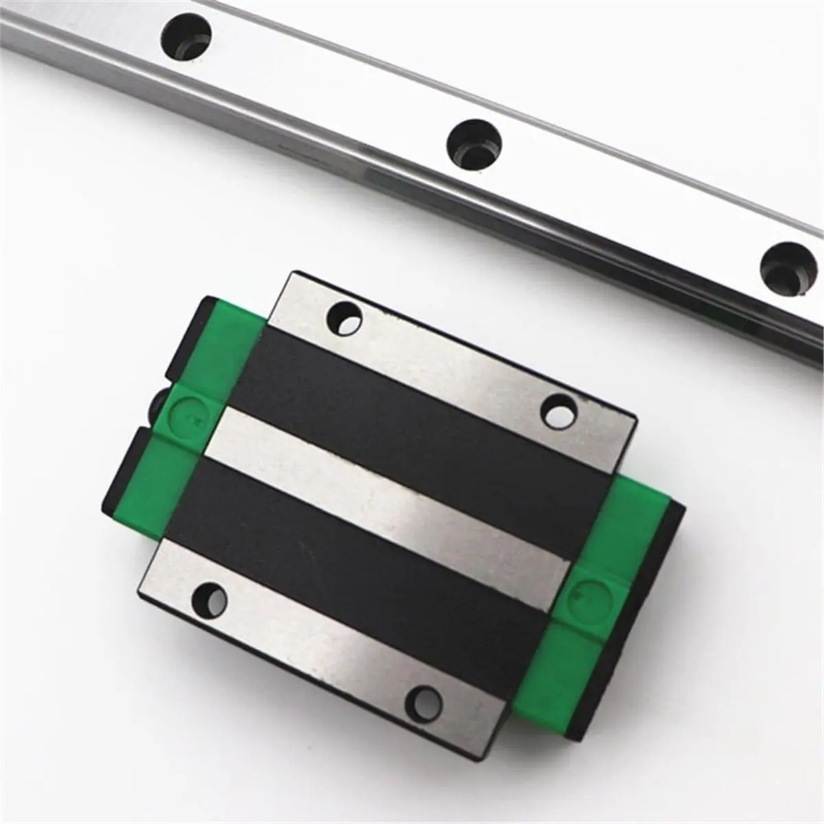 A74U 2pcs HGW25CC Linear Slider Bearing HGH20CA Square Bearing Slider Block for HGR25 High Assembly CNC Linear Guide