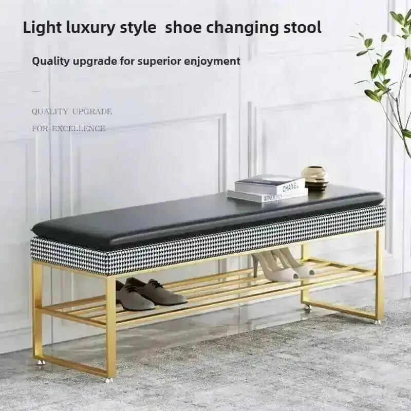 Changing Use,Entrance Home Stool Cabinet Shoe for for Sitting,Integrated Shoe Rack for Entering,Long Bench for Wearing Shoe