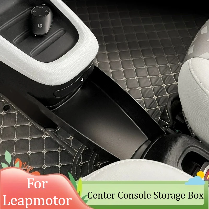 For Leapmotor T03 2020-2023 Central Control Central Storage Box Channel Storage Box Sundries Box Car Storage Accessories Tools