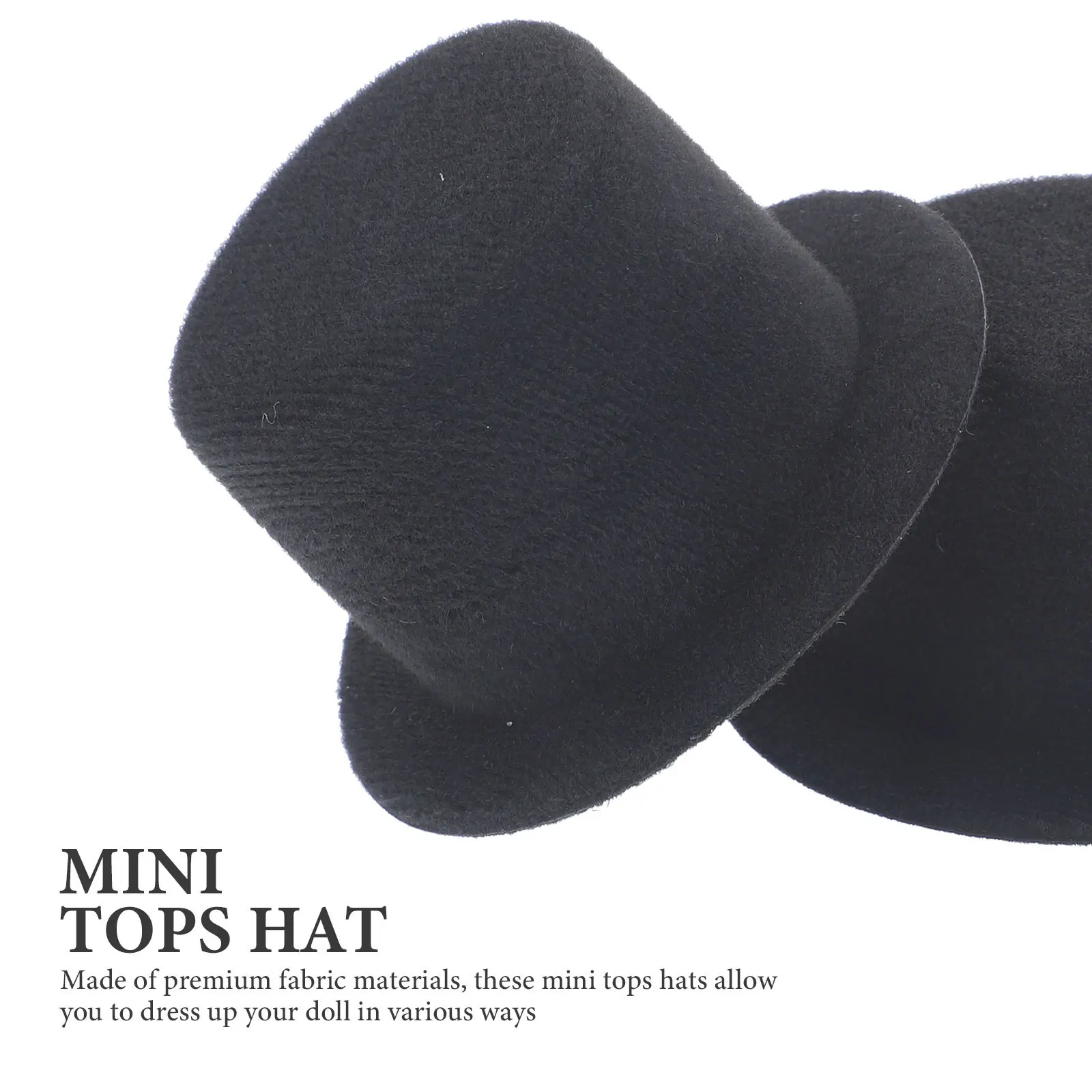 Mini sombreros decorativos para niños, accesorios artesanales en miniatura, suministros para fiestas, manualidades, Mini Tops, 2 uds.