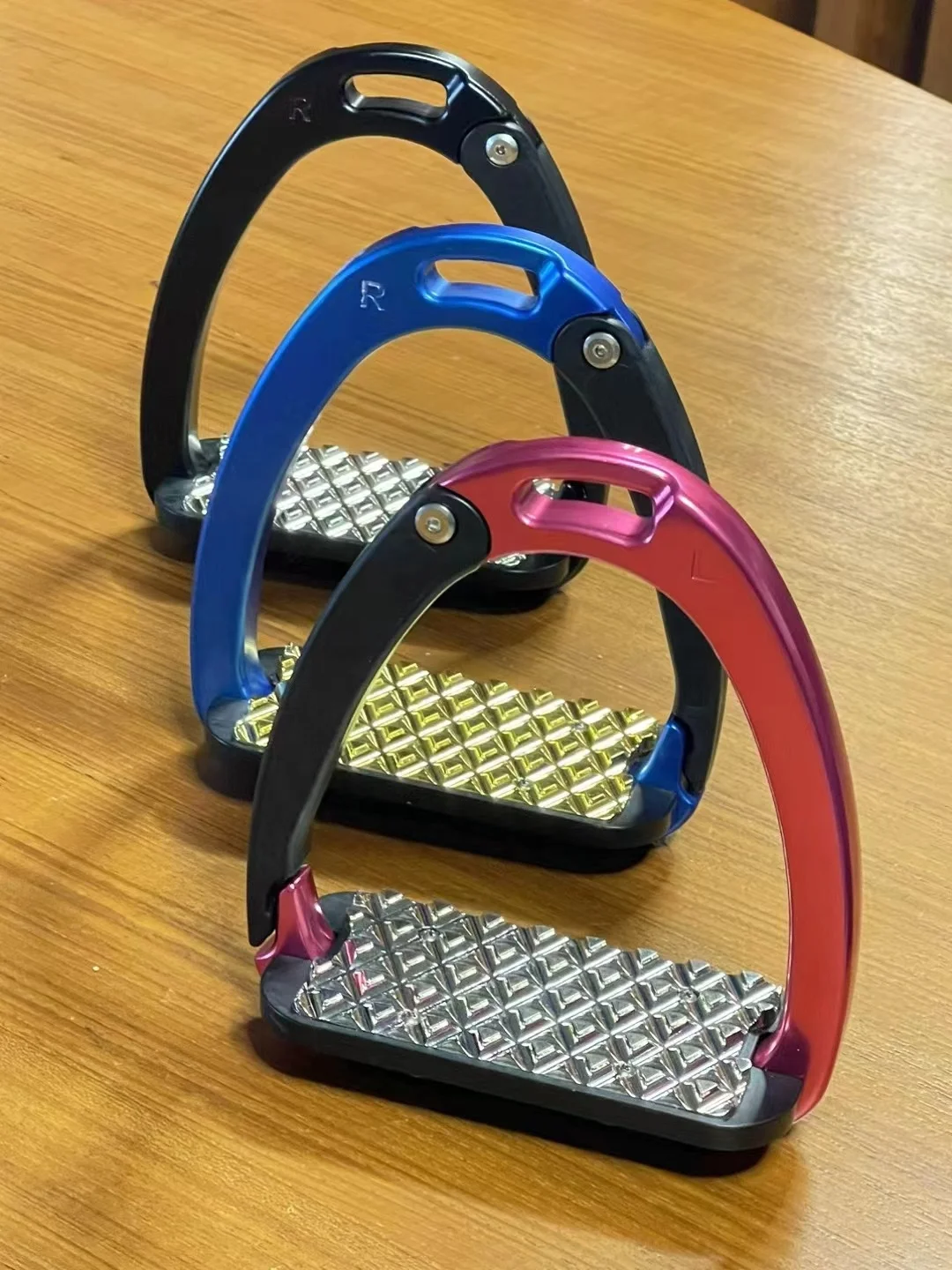 ركاب حصان آمن من الألومنيوم، مقاس 12.5 سم لركوب الفروسية #5