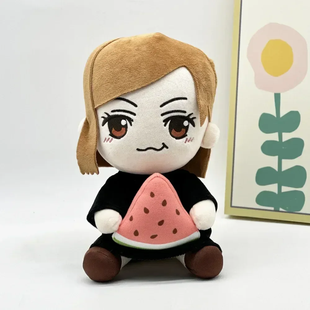 Jujutsu Kaisen Plush Dolls Kugisaki Nobara Watermelon Sitting Taito 24cm Plush Anime Plush Cartoon Soft Stuffed Kids Toys Gifts