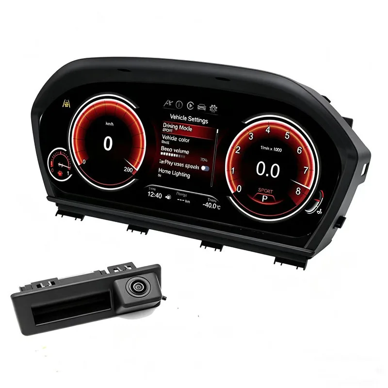 Original 6WB Skin UI Wireless CarPlay Android Auto Digital Dash Speedometer1 2 Series F20 F21 F22 F23 F24 F26 Cluster
