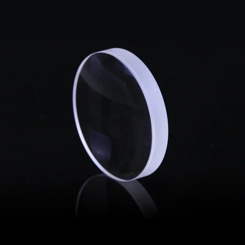 Brackets with Quartz Plano-Convex Lens Pure White Glass High-Precision Focusing Condenser, 6mm Diameter