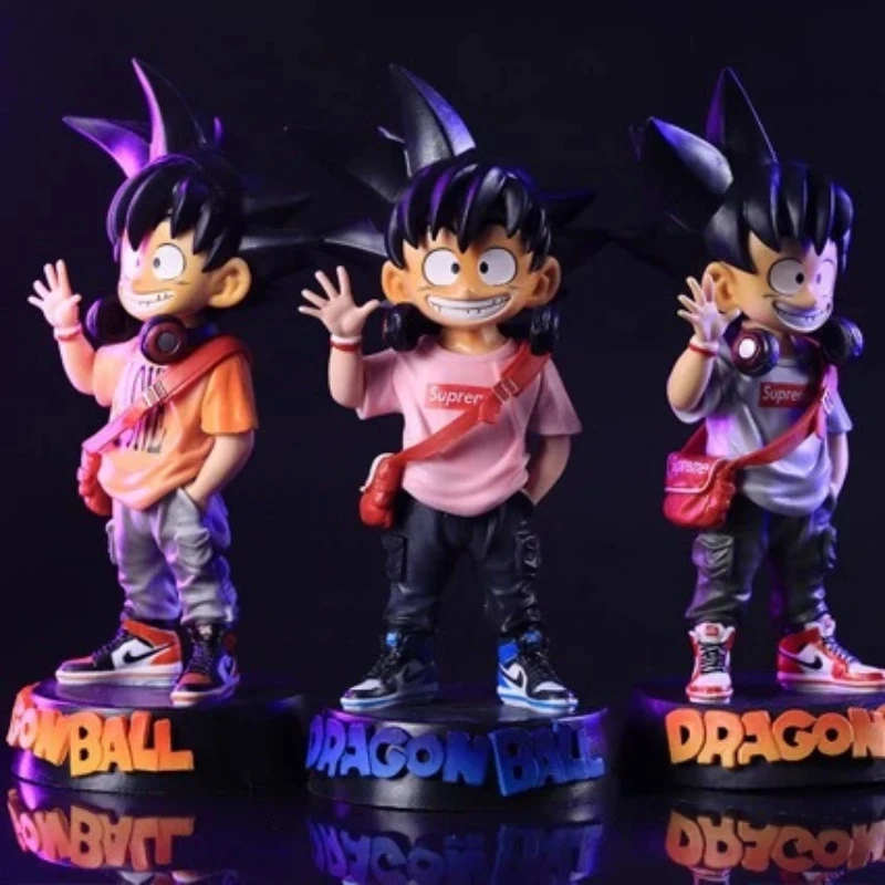 

Bandai Dragon BallAction Figure 3 Colors Trendy Street Style Childhood Model Doll Car Dashboard Ornament For Anime Collectors