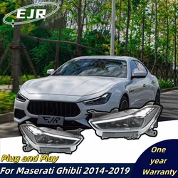 Car Headlights For Maserati Ghibli Headlight Tailligts 2014-2019 Upgrade to 2023 Trofeo LED Style,No Error Code Tail Lamp