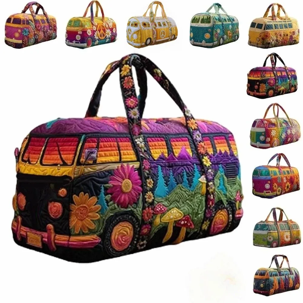 

Сумка-дафл с регулируемым ремнем, стеганая, большой вместимости, для коротких поездок, 3D-стежка, спортивная сумка для спортзала