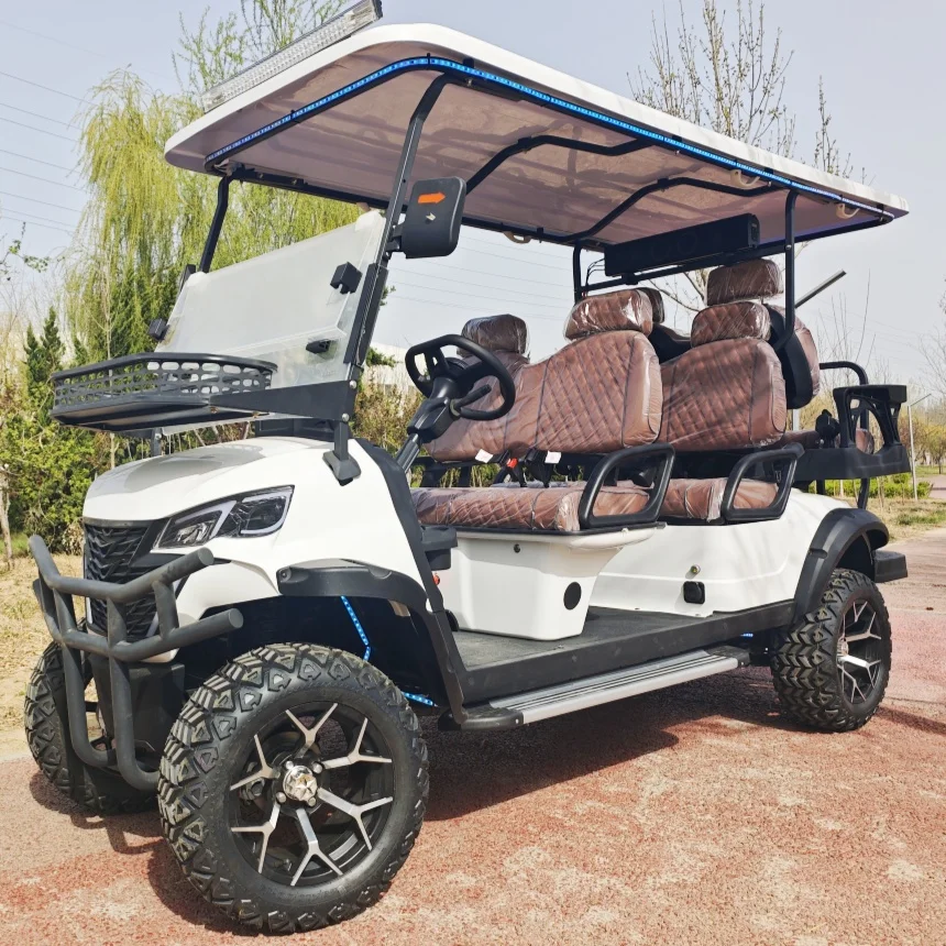 

Sale Brand New Modern Club Car 4000W/5000W Golf Cart 60/72V Lithium Battery Off Road 2 4 6 8 Person Electric Golf Cart For Sale