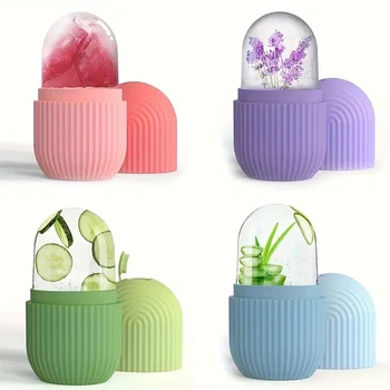 Silikon Eis Form Für Gesicht Schönheit Gesichts Eiswürfel Form Ice Roller Für Gesicht Und Auge Icing Gua Sha Gesicht Massage Hautpflege Werkzeug
