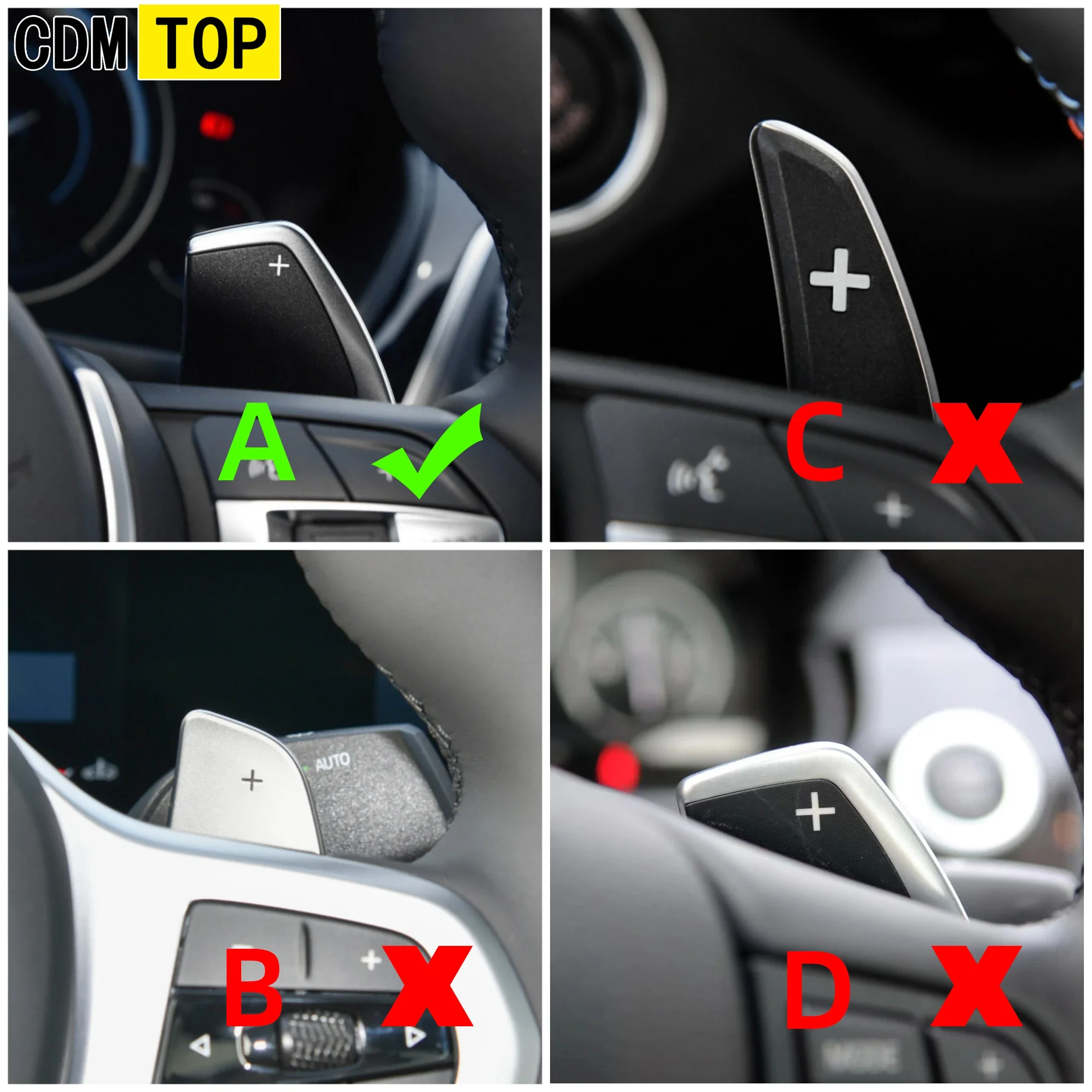 For BMW 1 2 3 4 5 6 7 X1 X4 X5 X6 F20 F30 F31 F32 BMW Steering Wheel Paddle Shifter Gear Shift Paddle Extension accessories