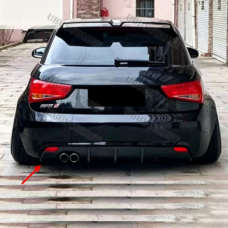 For Audi A1 2-Door Rear Diffuser Bumper Lip Spoiler Upgrade Refits Splitter 2011-2014 - view 3