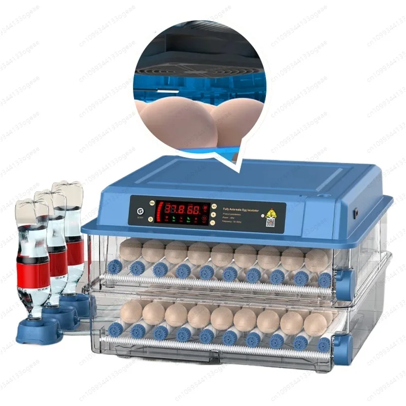 

Double Tube Automatic Egg Incubator Warm Air Internal Circulation 110V/220V Power Plug for Emu Goose Egg Incubation