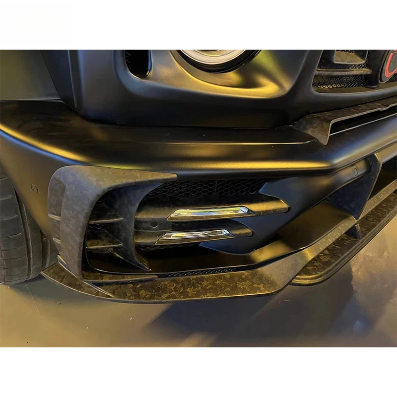 Premium Car Accsori MSY P Style Dry Carbon Fiber Body Kit Bumpers Hood Spoiler G Class W4 WA G G0 Durle 6