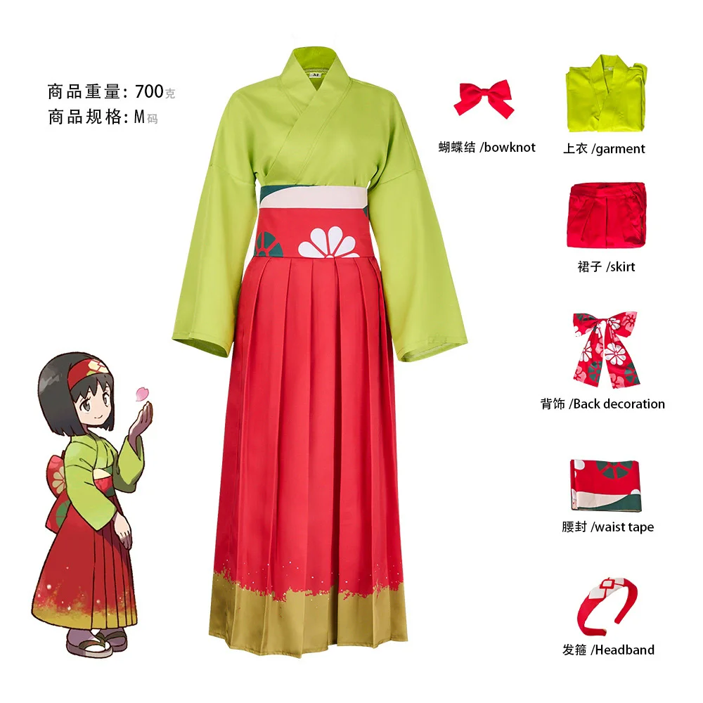 

Эрика Косплей Аниме Косплей Костюм Лидер тренажерного зала Эрика Кимоно Униформа Платье Кимоно Повседневный наряд Хэллоуин Женский комплект для косплея