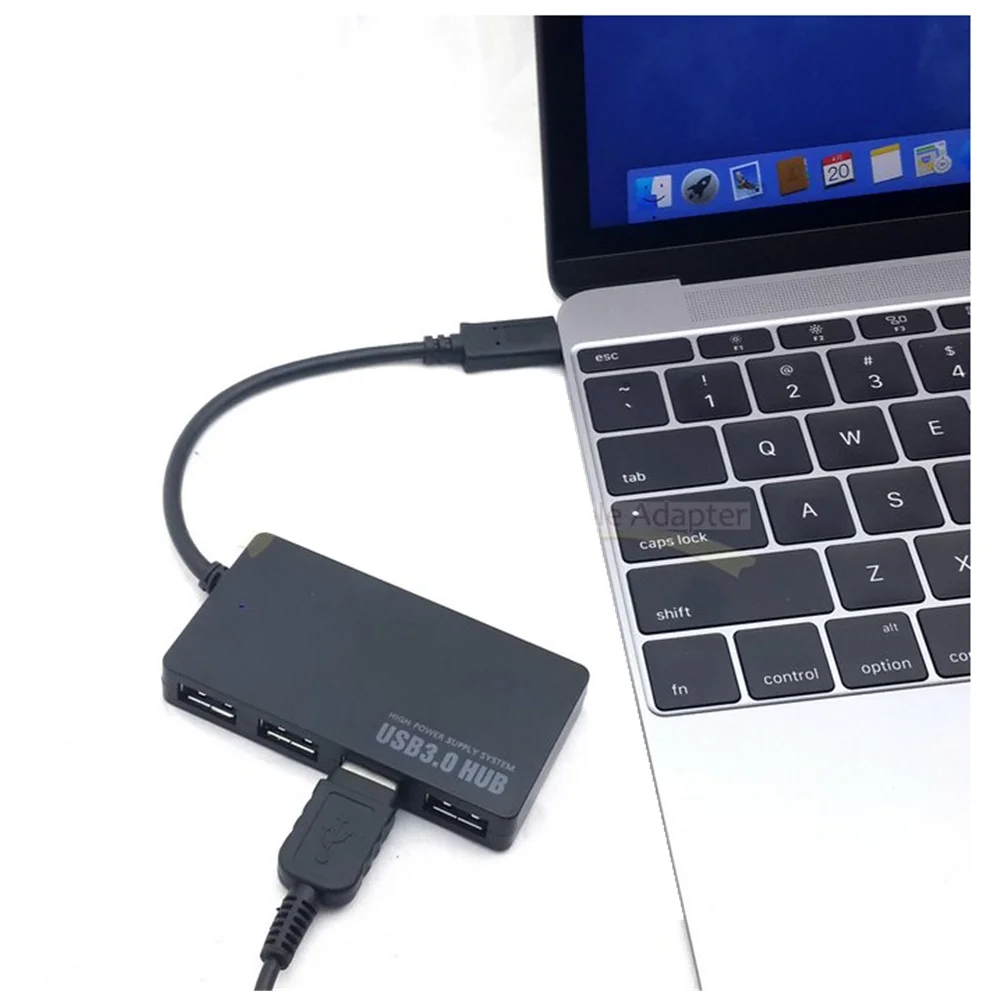Quatro em um hub USB3.0 Hub Desktop Laptop Universal Type-c3.1 Desktop Dock