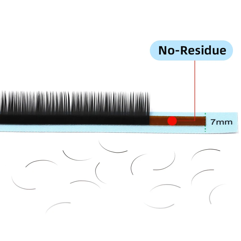 Extensions de Cils Astronomiques Courts et Naturels en Vison, Accessoire betérieur Mixte, Courbure B/C, 5/6/7mm