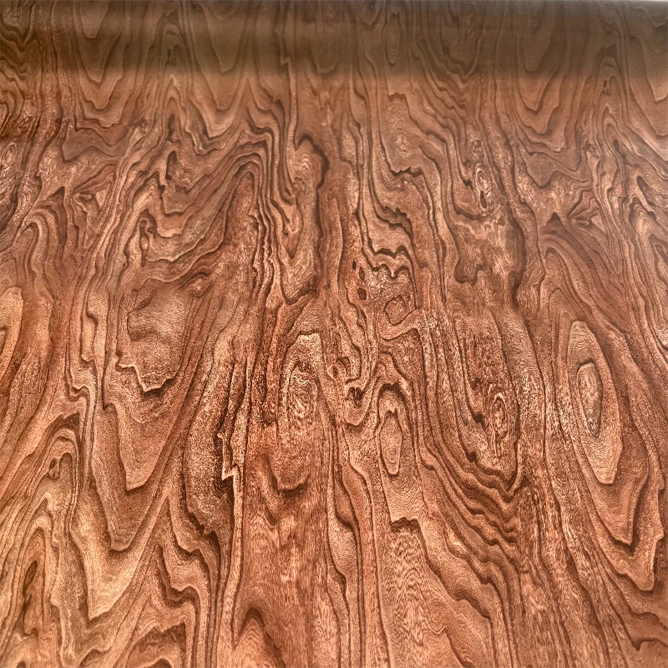 Small-Leaf Red Sandalwood Grain Hydrographic Water Transfer Printing Film 0.5x2m, PVA Hydro Dip Film for Car Interior Decora179
